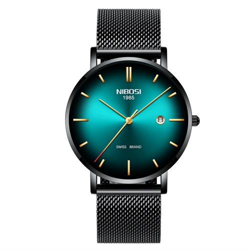 

Мужские классические часы Hemsut Nibosi Green