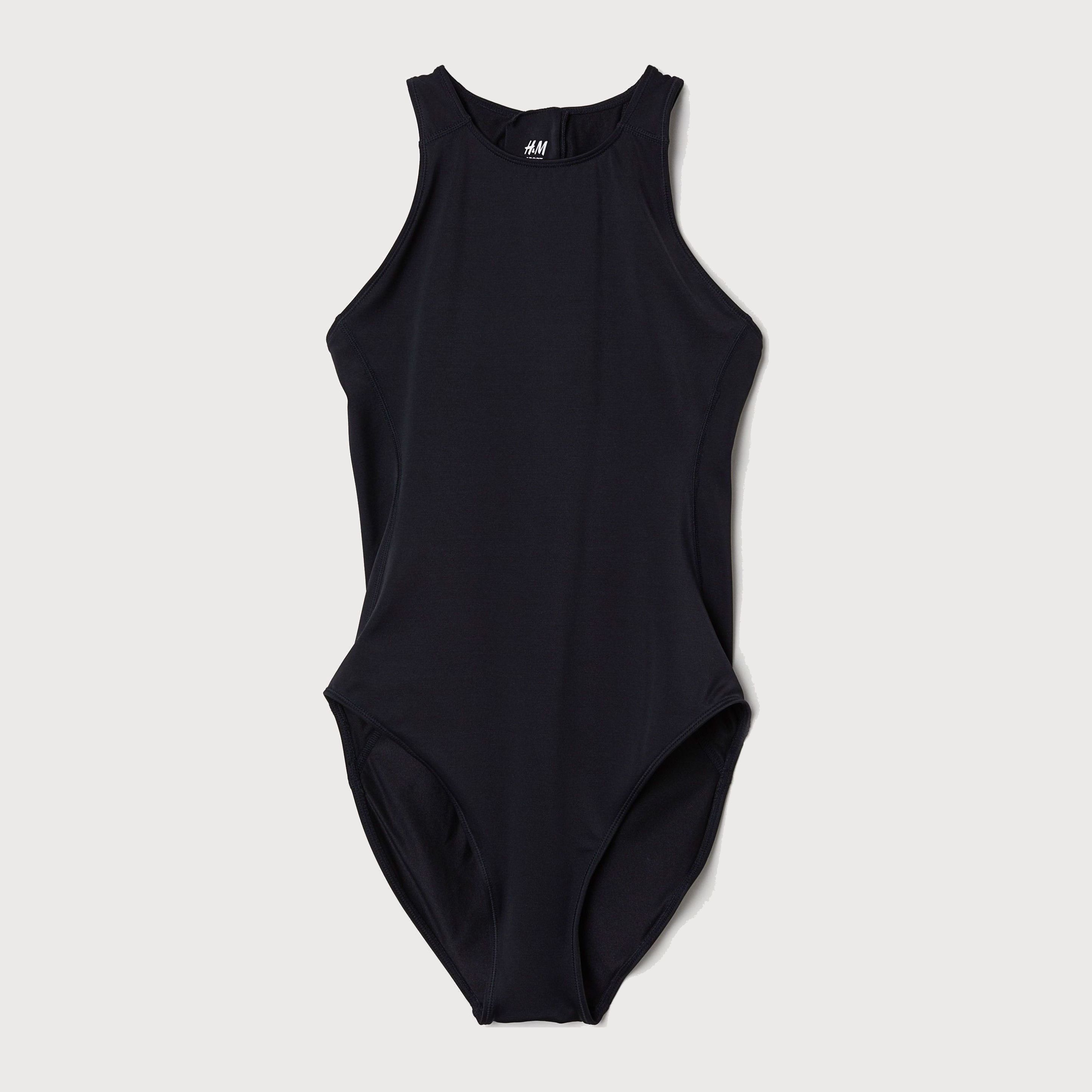 

Купальник слитный женский H&M 4959497-AAAD L Черный
