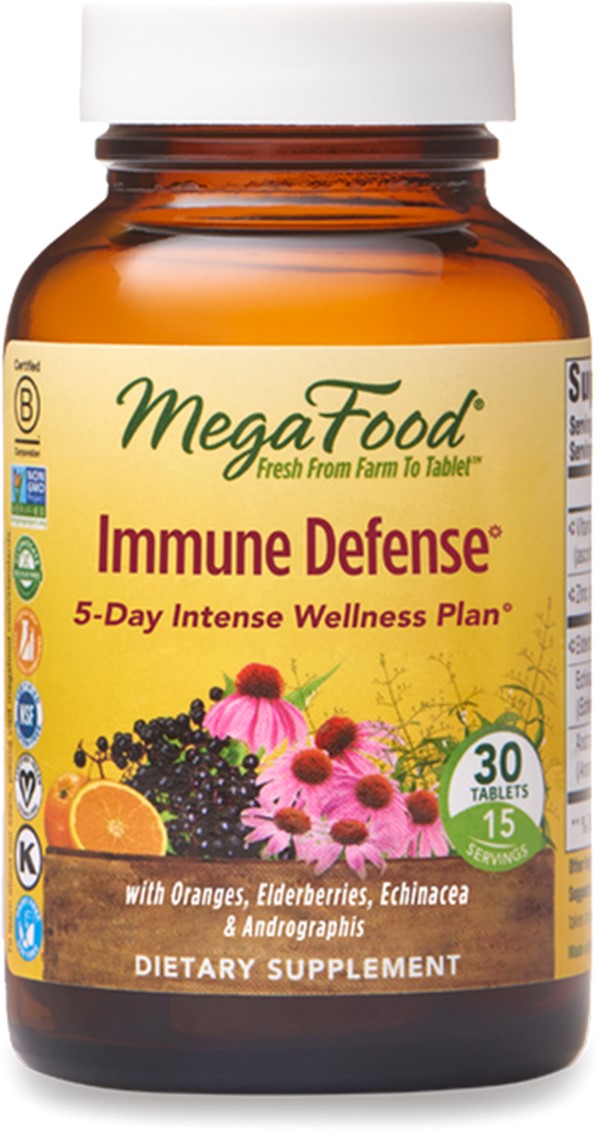 

Иммунная защита, Immune Defense, Mega Food 30 таблеток (51494103661)