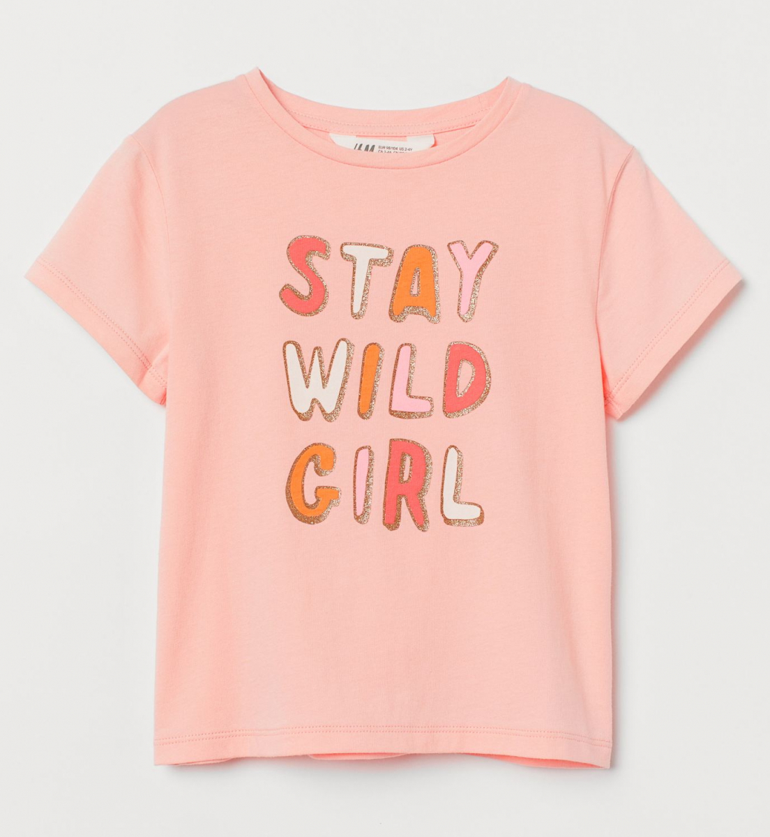 

Футболка H&M 0796535006 98 см, 104 см Розовый 64909