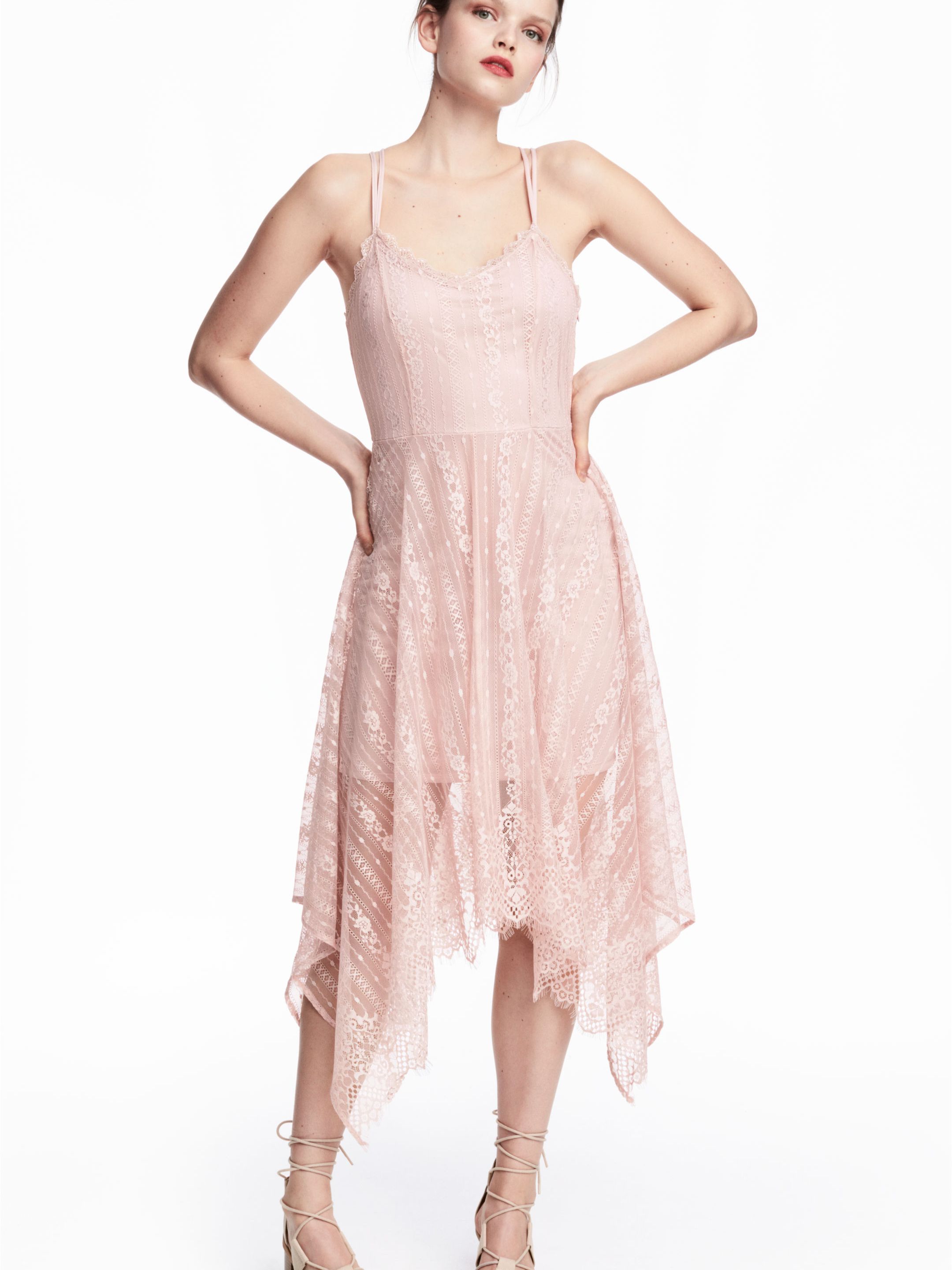 

Платье H&M 4877245-ACUH 36 Бледно-розовое