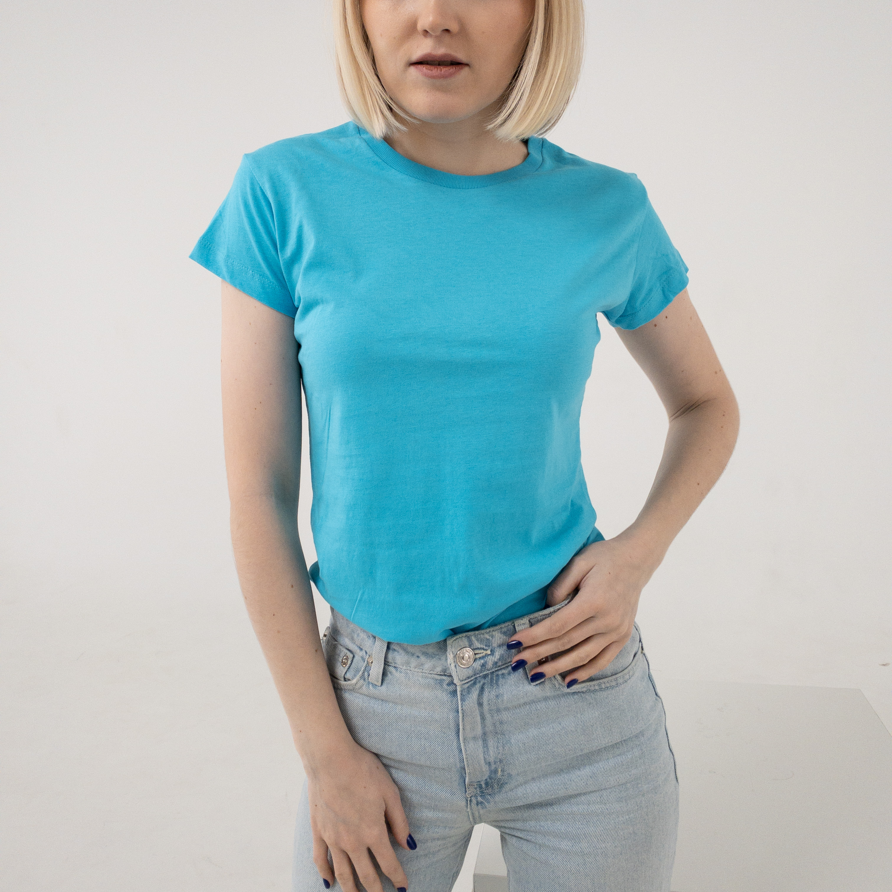 

Футболка RI collection  Бірюза, Футболка RI collection 56 Бірюза