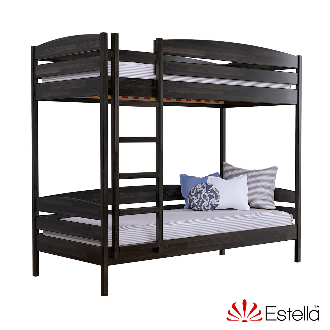 

Двухъярусная кровать Дуэт Плюс без ящиков Estella 80х200 106 - венге Щит h 181 2Л4