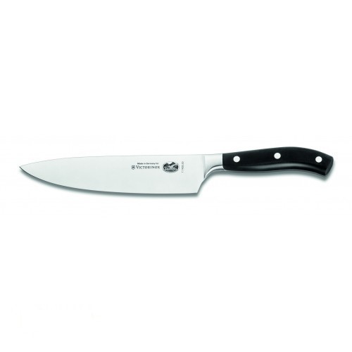 

Кухонный кованый профессиональный шеф-нож Victorinox в подарочной упаковке, черный