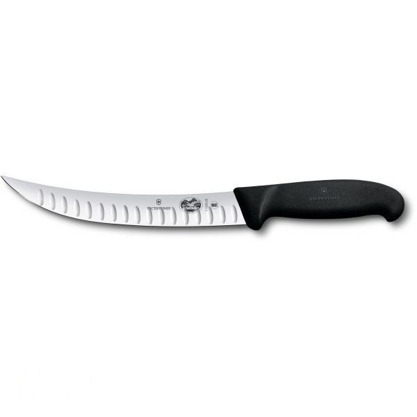 

Кухонный нож Victorinox Butcher 20 см рифлёный чёрный