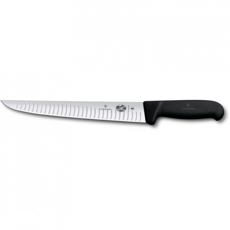 

Кухонный нож Victorinox Sticking 25 см рифлёный чёрный