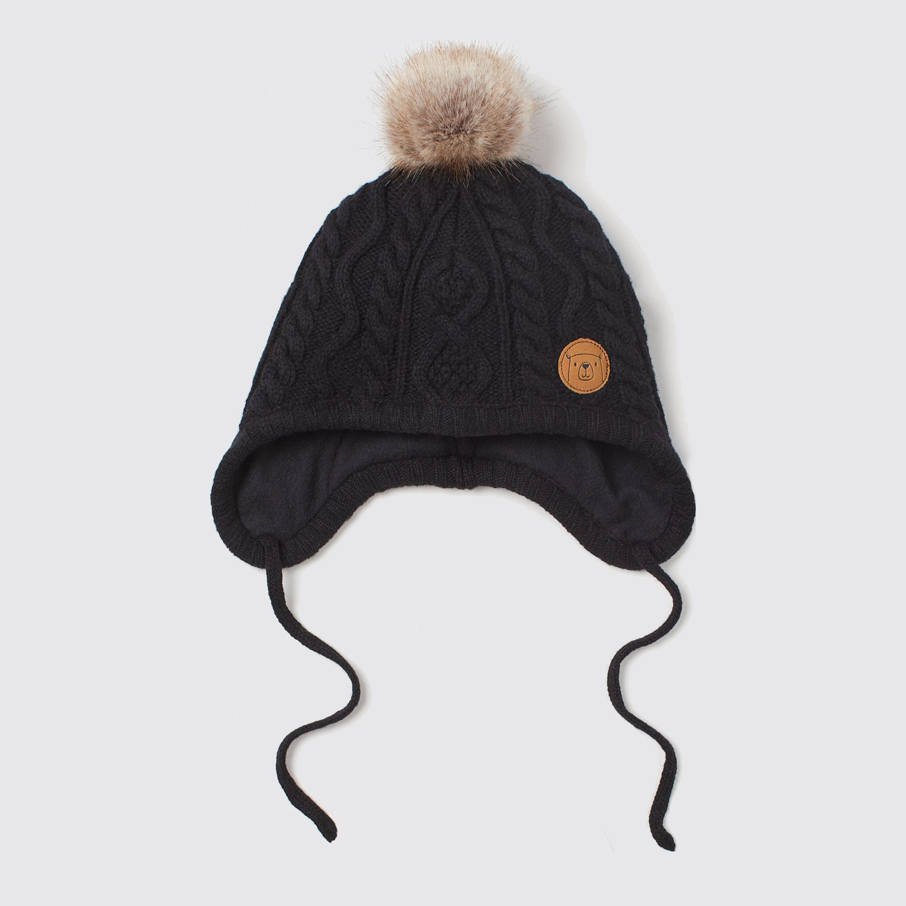 

Демисезонная шапка H&M 2905-85830622 98-104см (51) Черная