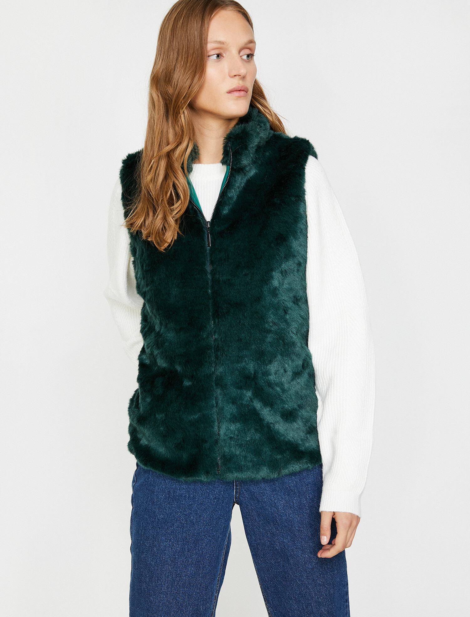 

Эко жилет Koton 0KAK28245PW-750  Green, Эко жилет Koton 0KAK28245PW-750 34 Green