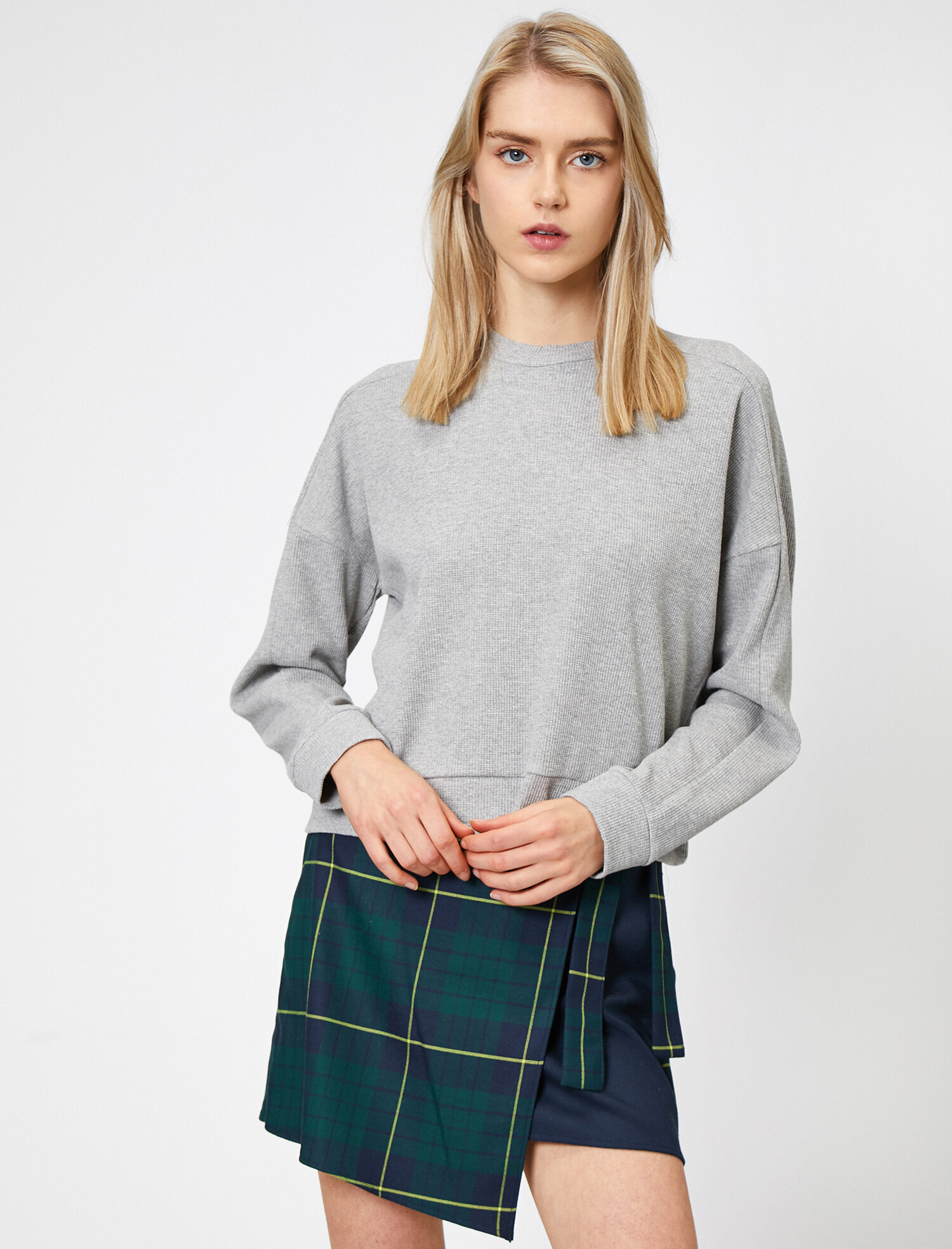 

Свитшот Koton 0KAL18104OK-027 XL Grey