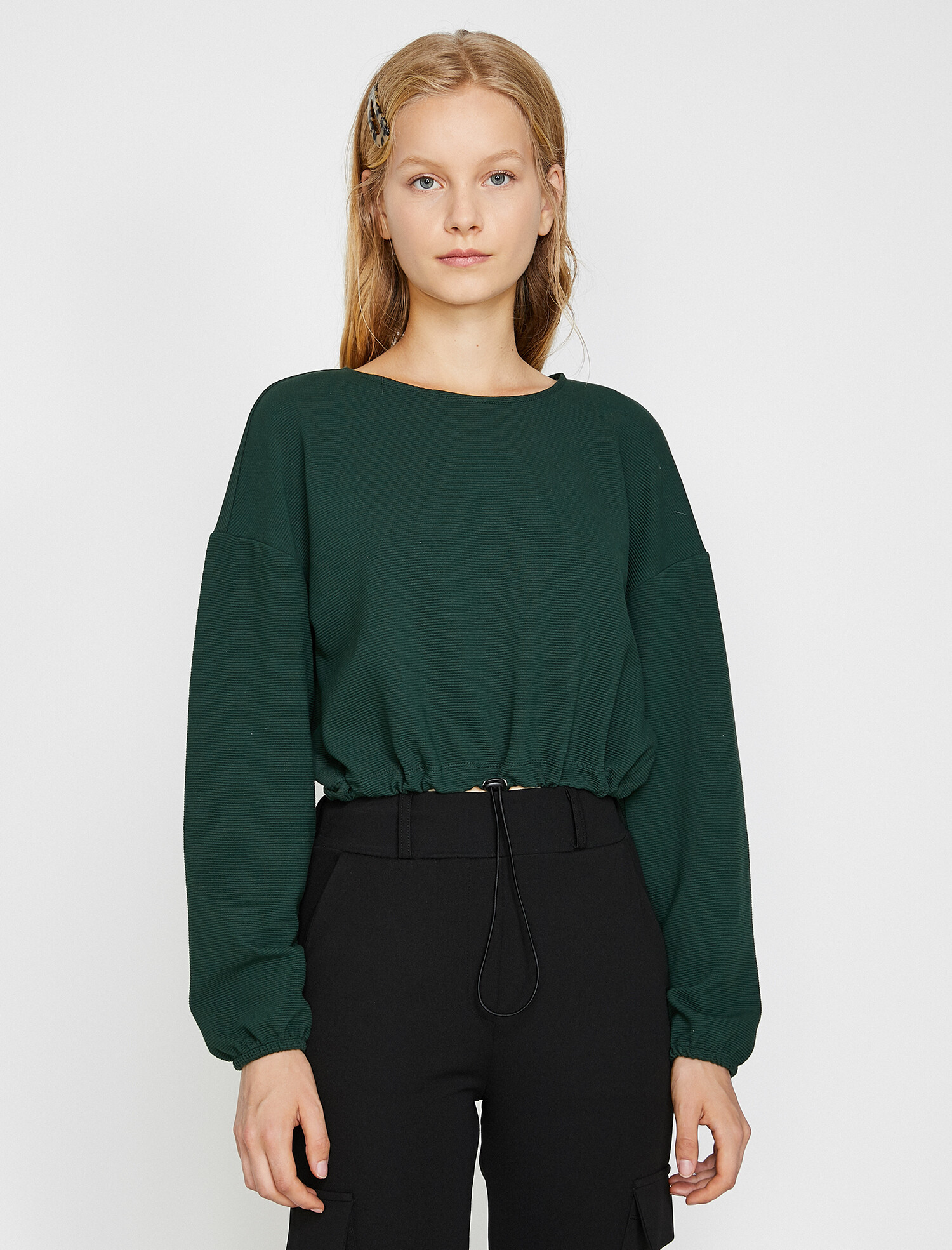 

Свитшот Koton 0KAL18479OK-841 S Green
