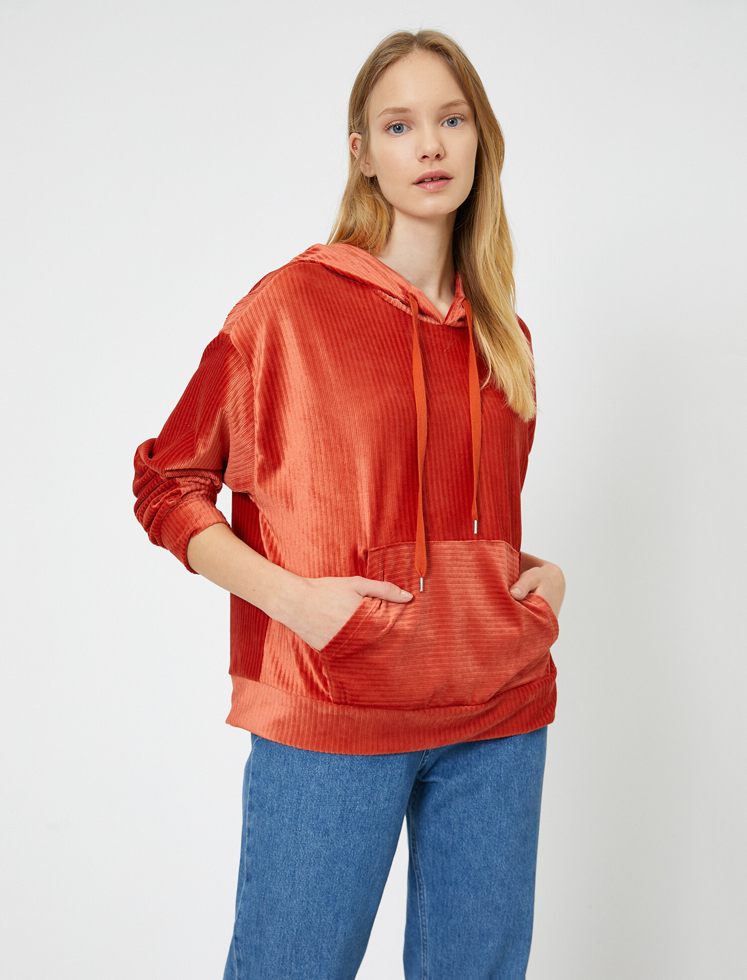 

Худи Koton 0KAL18381OK-200 L Orange