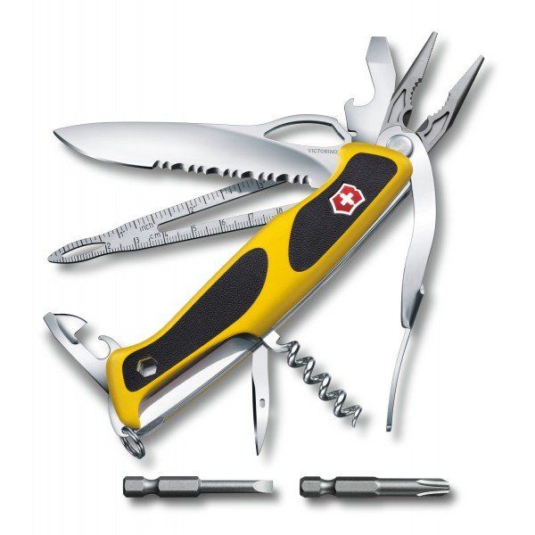 

Нож складной швейцарский многофункциональный Victorinox Delemont, RangerGrip Boatsman, 130 мм 0.9798.MWC8