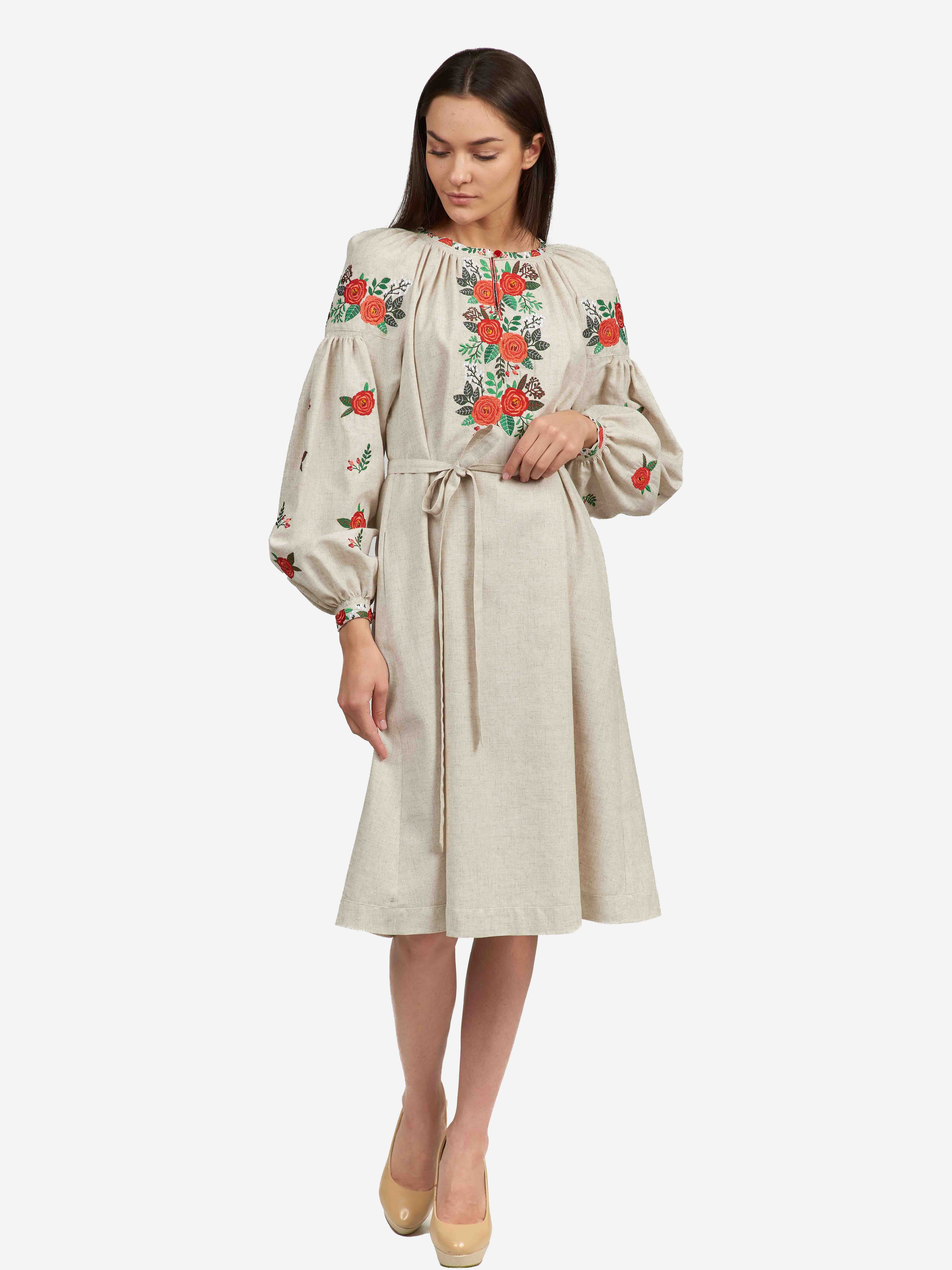 

Платье Edelvika 448-20/08 XXL Бежевое