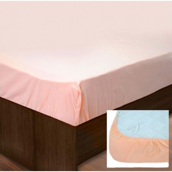 

Простынь на резинке Only Coton 160х200 +20 см Розовая