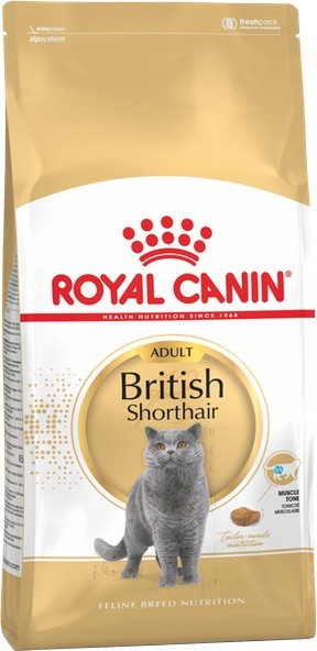 Сухой корм для котов породы британская короткошерстная Royal Canin British Shorthair Adult 4 кг