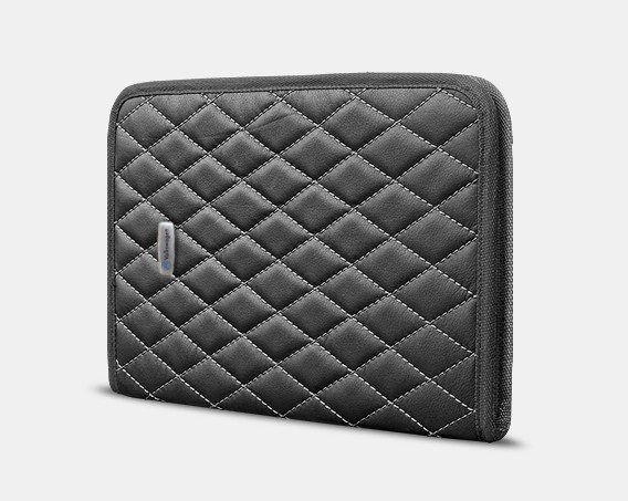 

Органайзер для документов А4 Volkswagen от Carbag Серый с cерой строчкой и cерой окантовкой