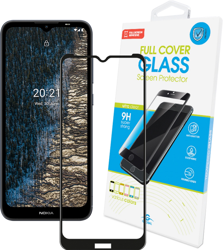 

Защитное стекло Global Full Glue для Nokia C10/C20 Black