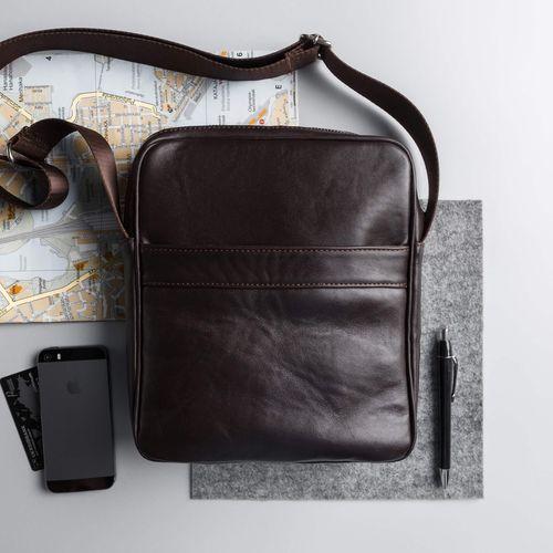 

Сумка мужская кожаная "Rooter Brown" Betterson 810024
