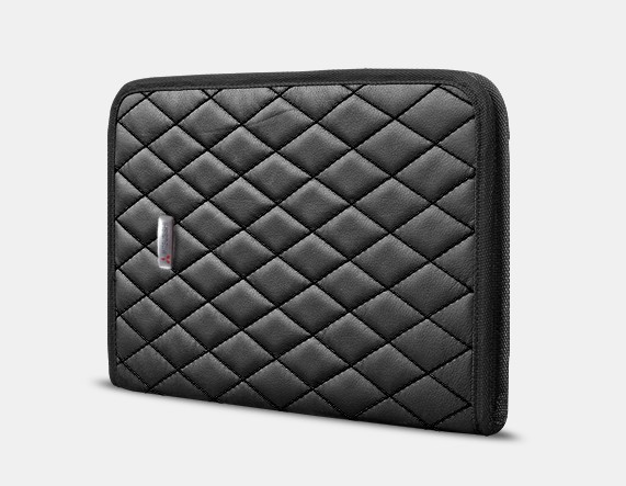 

Органайзер для документов А4 Mitsubishi от Carbag Серый с черной строчкой и черной окантовкой
