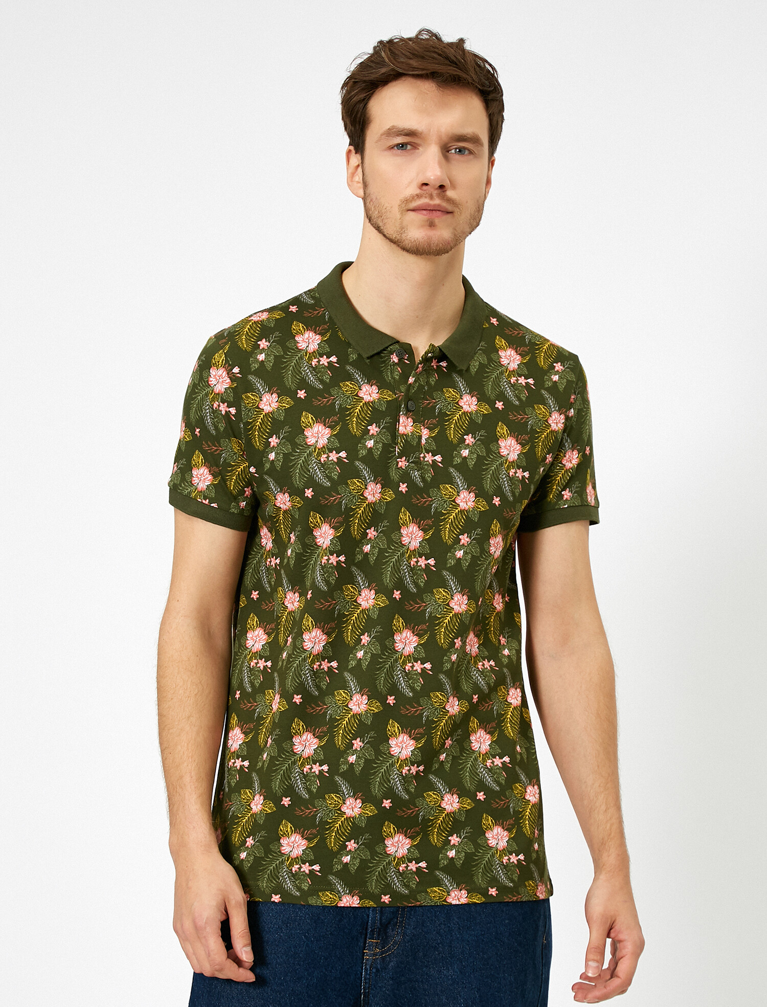 

Поло Koton 0YAM11305LK S Khaki