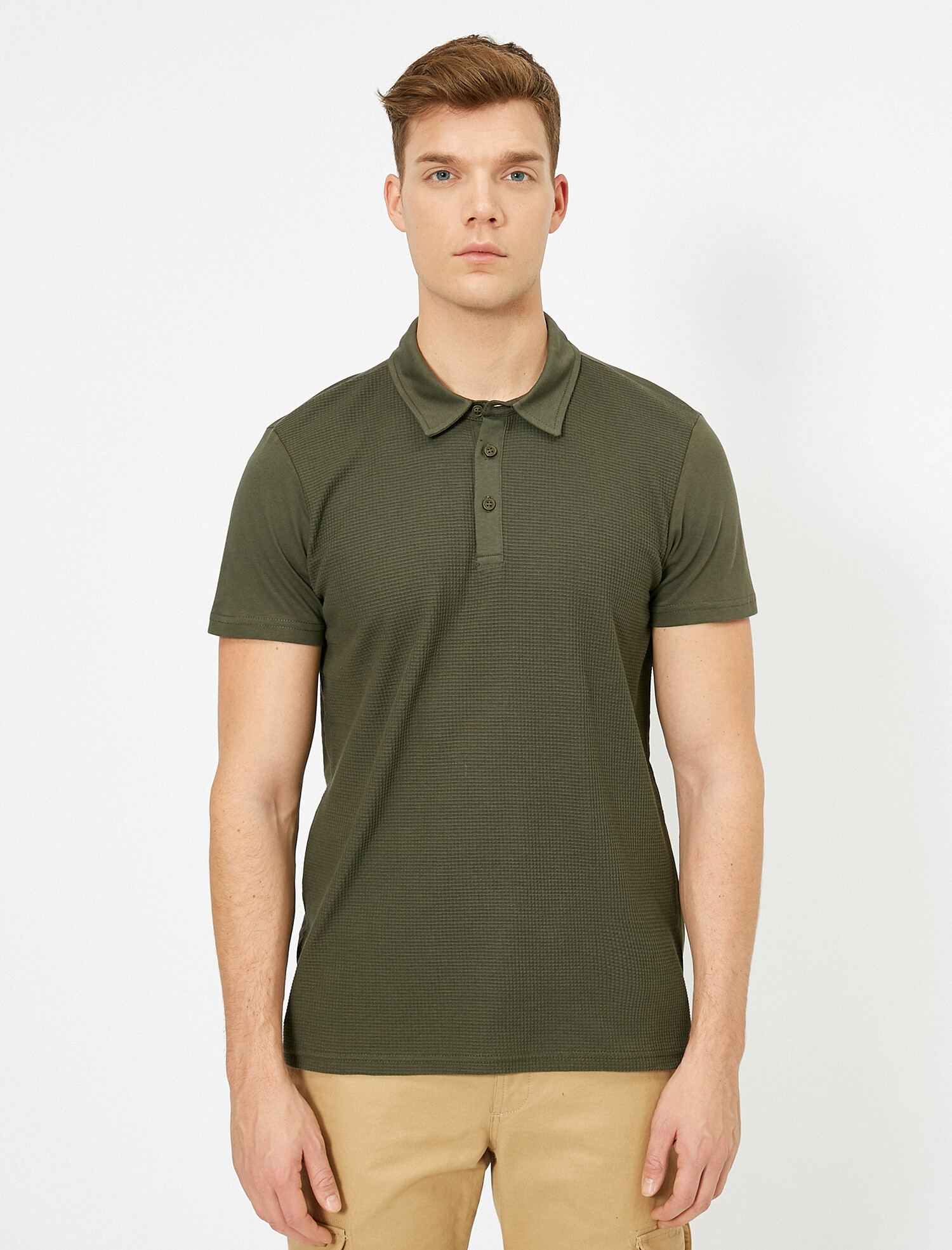 

Поло Koton 0YAM12003OK S Khaki