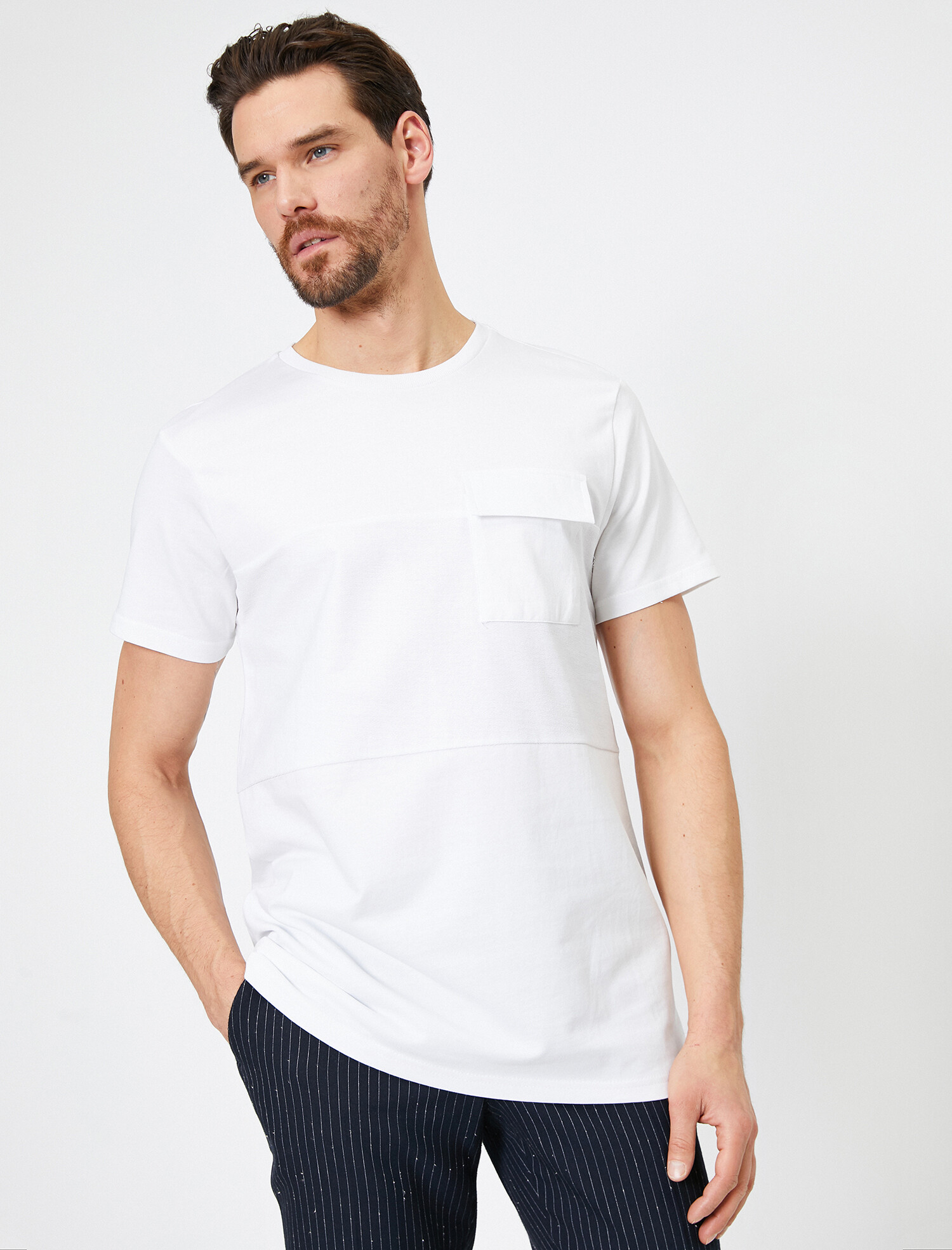 

Футболка Koton 0YAM14877OK S White