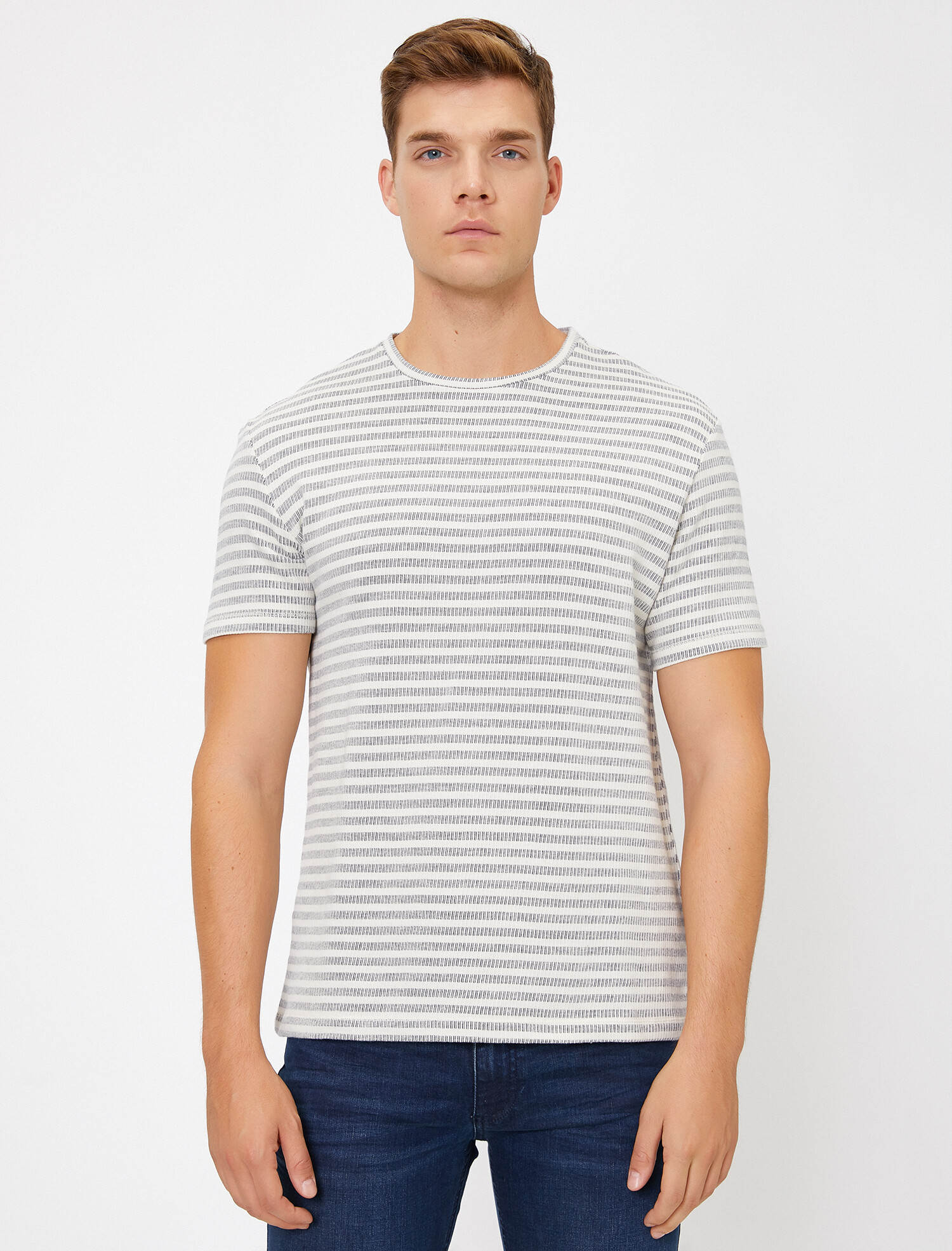 

Футболка Koton 0YAM14013OK XS Marine stripe