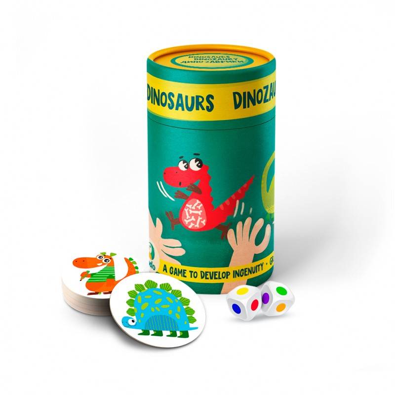 

Настольная игра DoDo Динозавры, 27 карточек DD- 300207