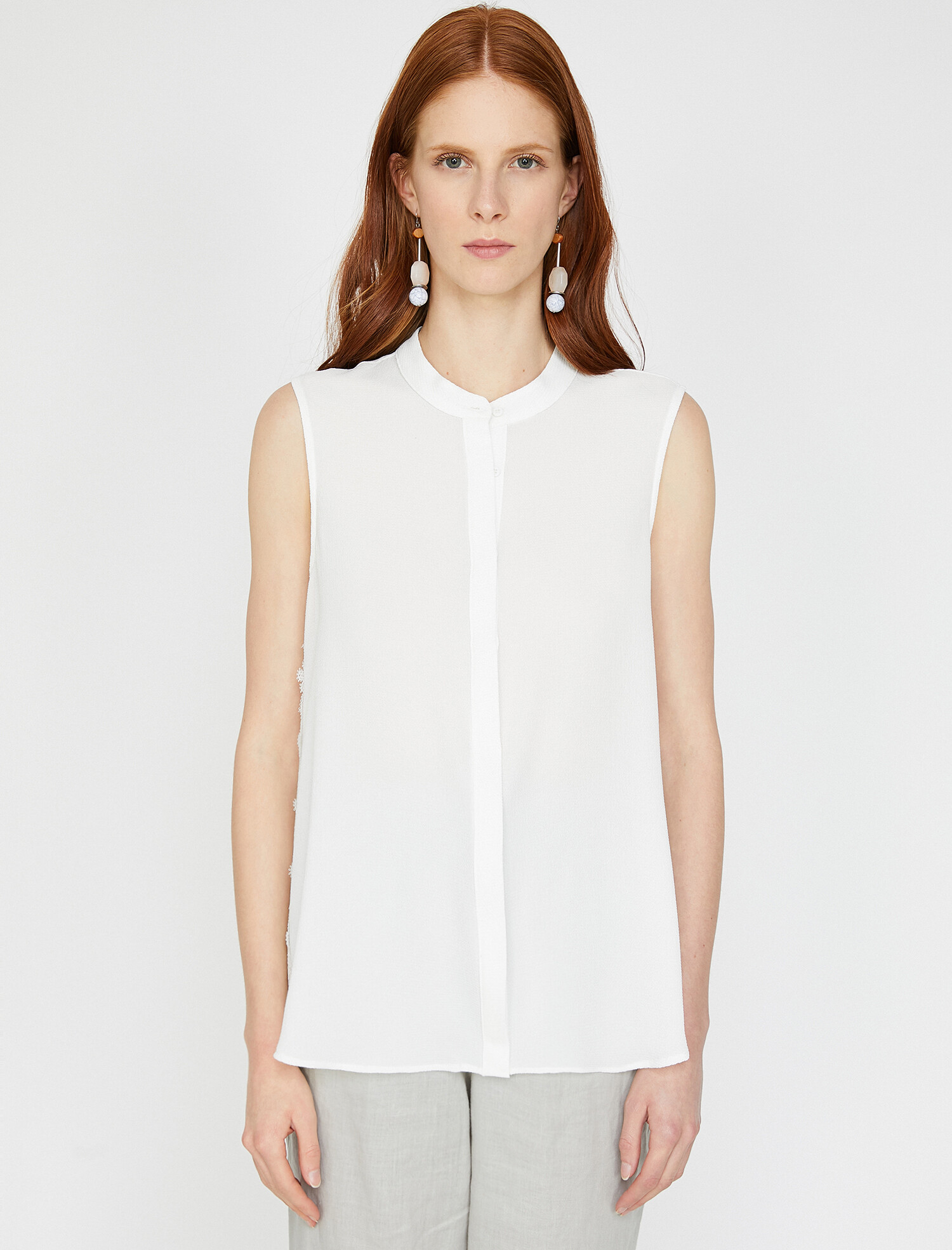 

Блузка Koton 9YAK68523PW-001  Off White, Блузка Koton 9YAK68523PW-001 36 Off White