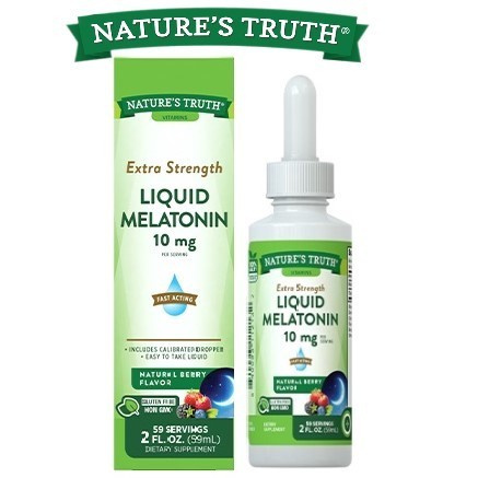 

Жидкий мелатонин Nature's Truth Liquid Melatonin 10 мг 59 мл 1517