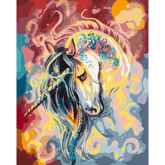 

Картина по номерам Кольоровий одноріг, 40x50 см., Идейка
