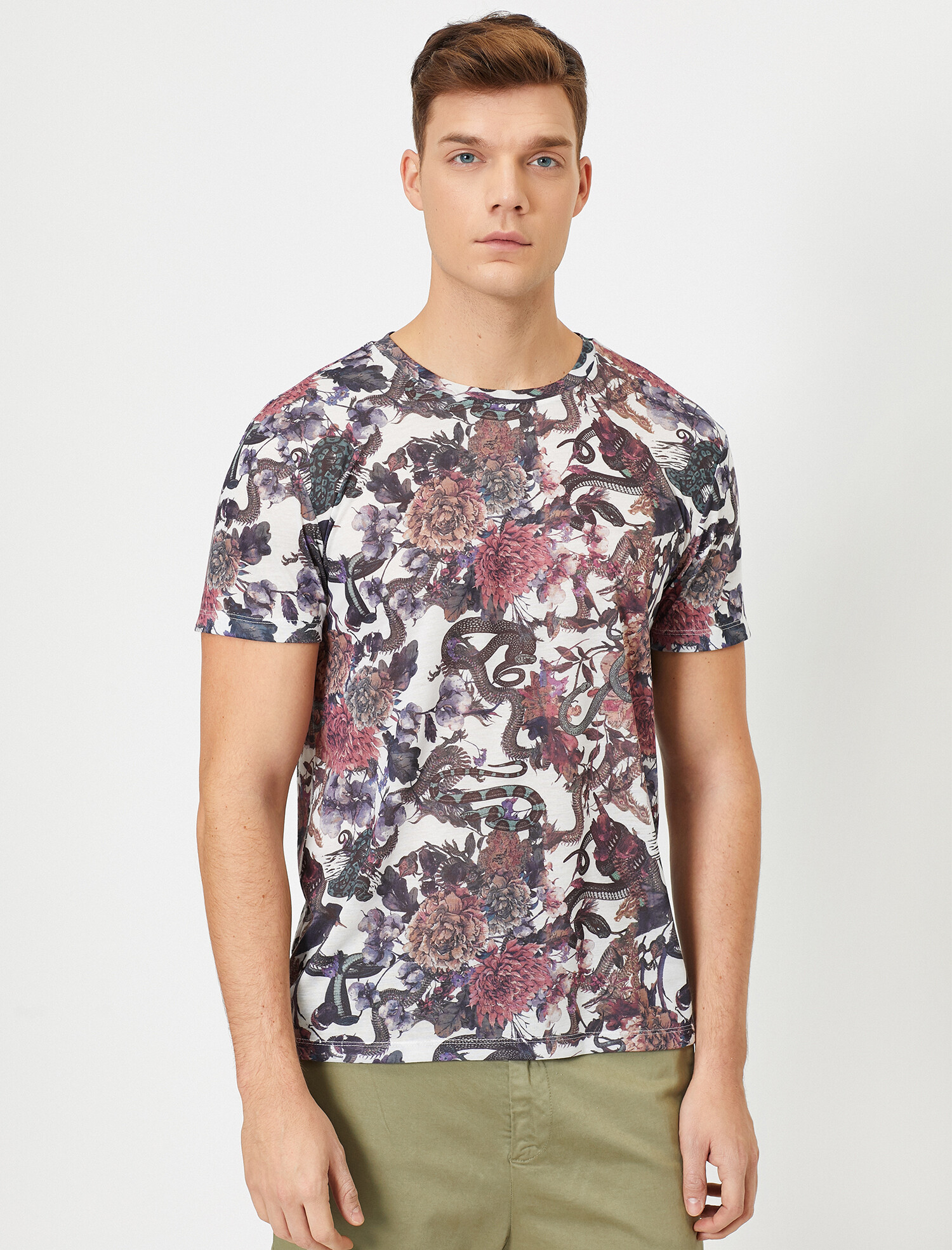 

Футболка Koton 0YAM14184OK S White design
