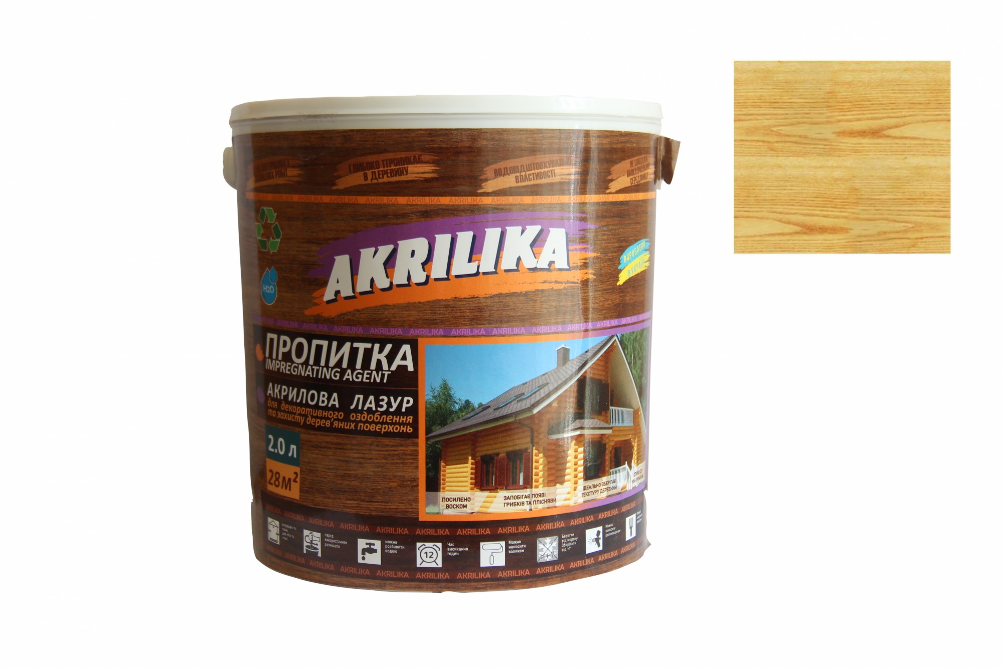 

Акриловая декоративно-защитная пропитка Impregnat Akrilika сосна 2 л
