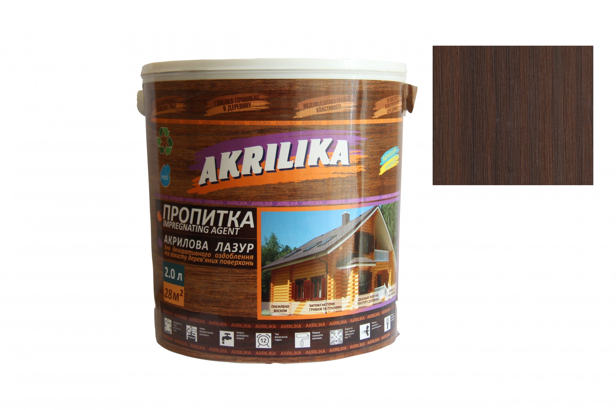

Акриловая декоративно-защитная пропитка Impregnat Akrilika тик 2 л