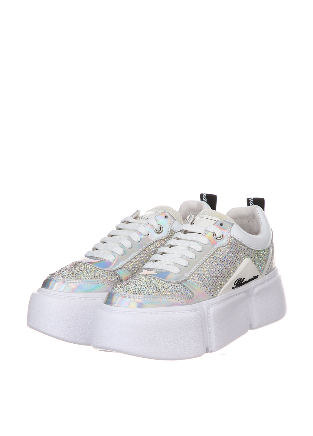 

Кеды Blumarine 40 Белый с блестками (1113/CN B) (MR1113/CN B40)