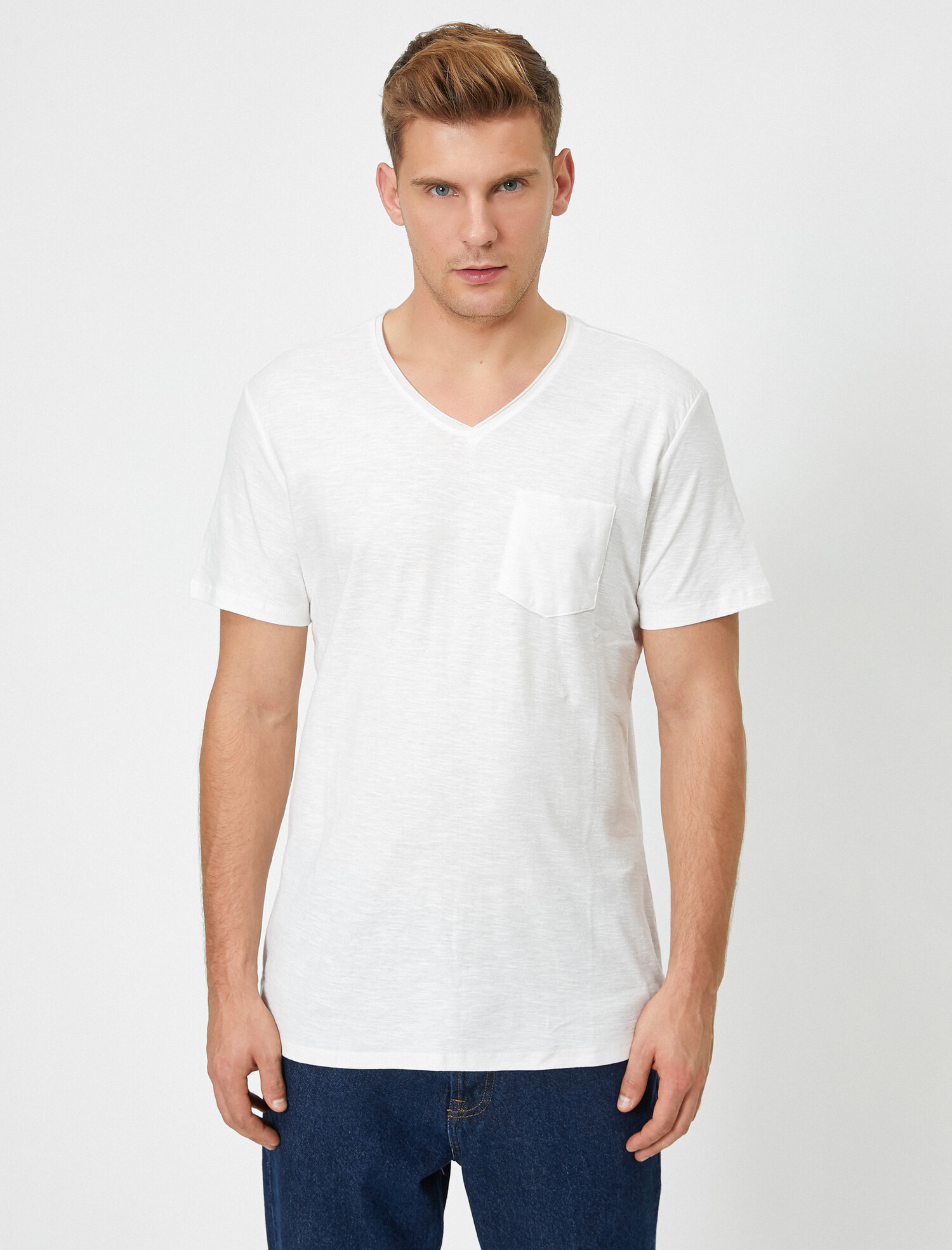 

Футболка Koton 0YAM12058LK L Off white