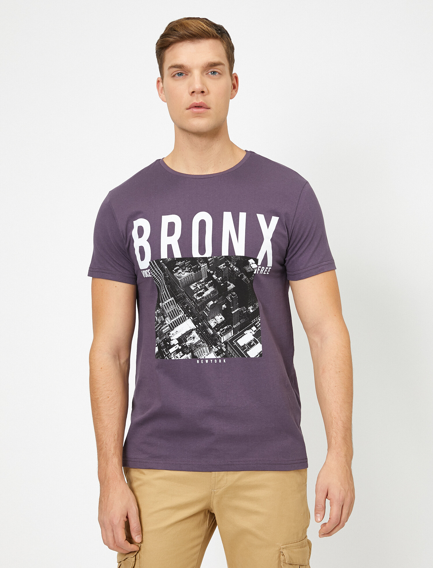 

Футболка Koton 0YAM11469MK S Purple