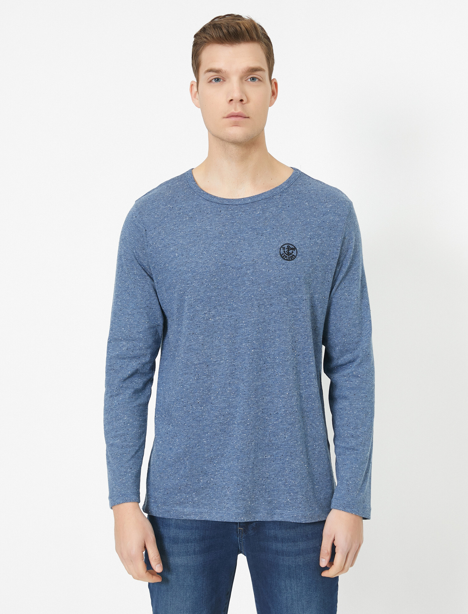 

Лонгслив Koton 0KAM11565MK S Blue