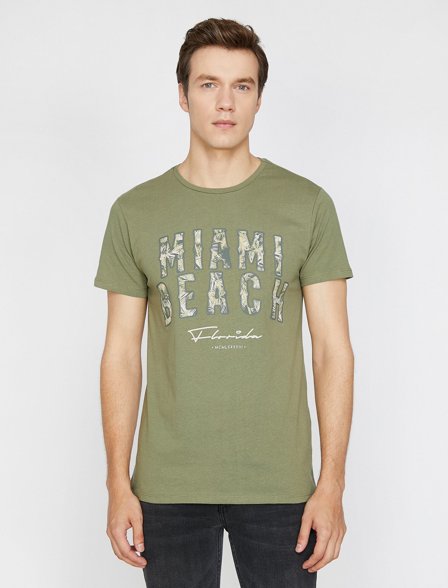 

Футболка Koton 0KAM14551OK XL Khaki