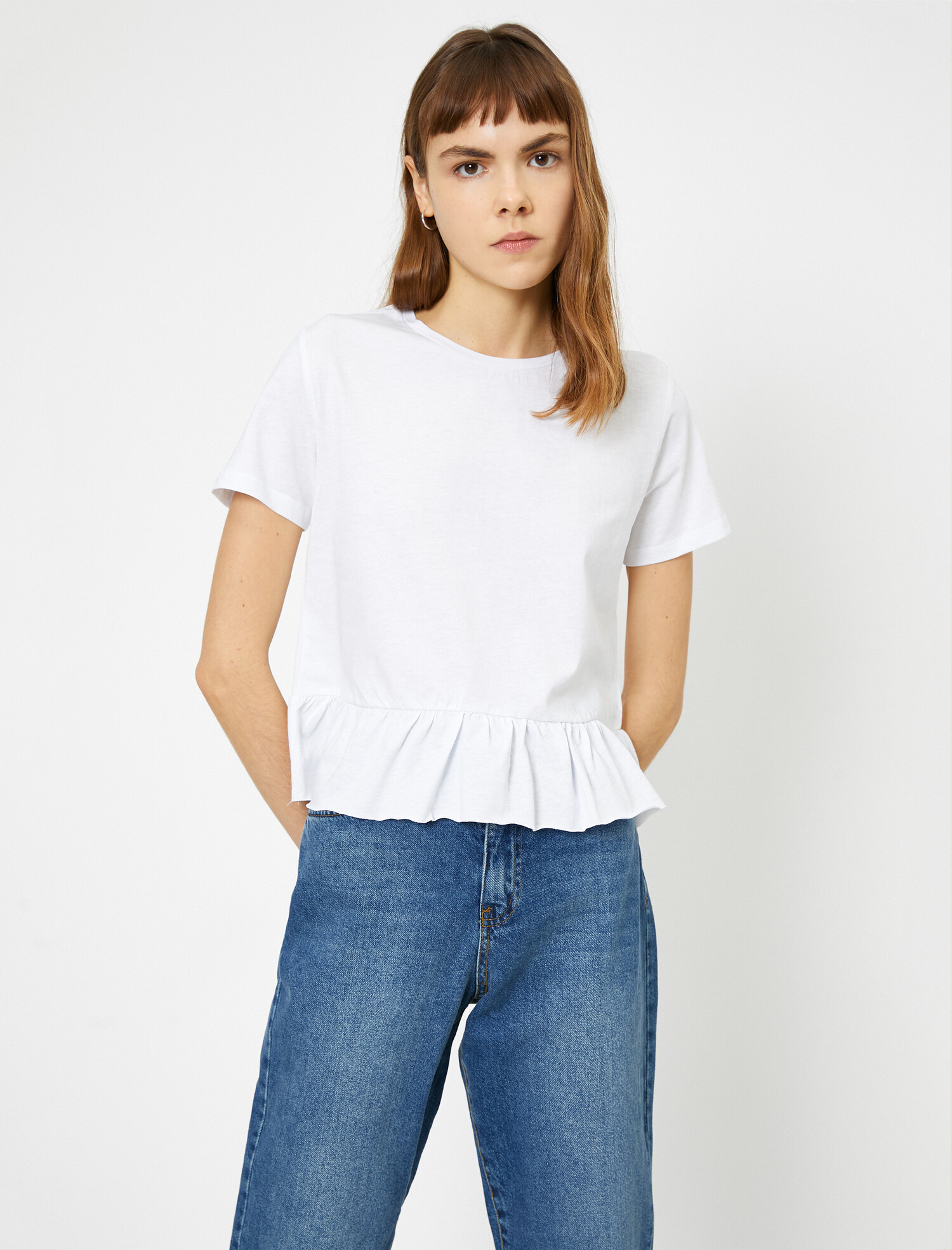

Футболка Koton 0YAL18240IK-001 XS Off White