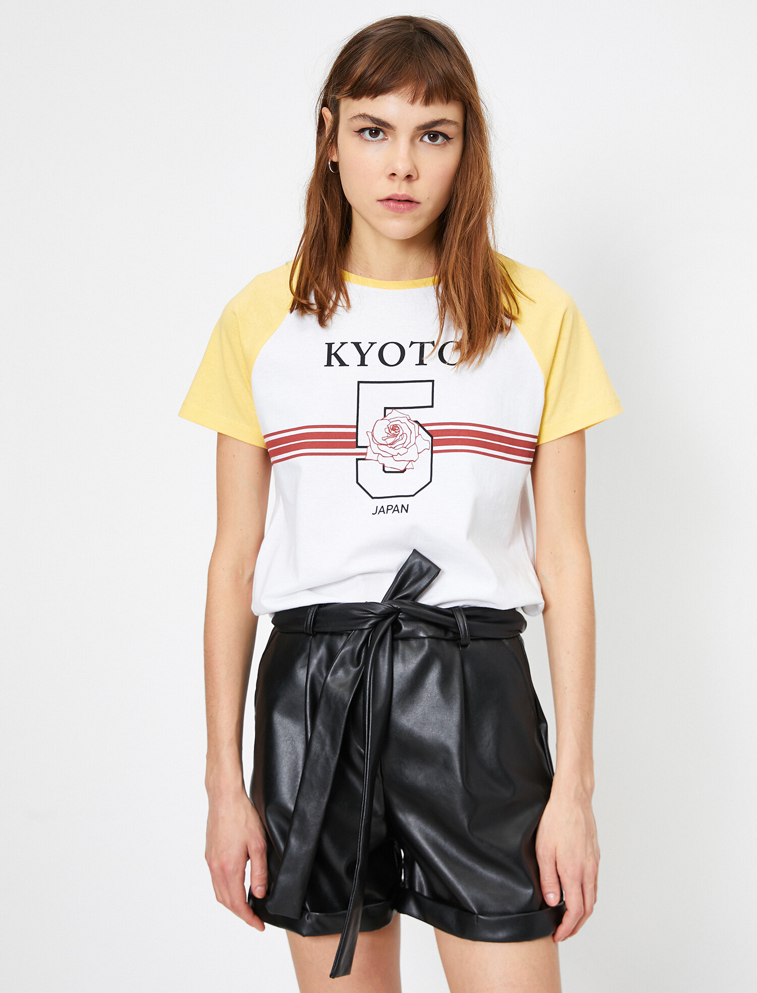 

Футболка Koton 0YAL18733IK-001  Off White, Футболка Koton 0YAL18733IK-001 S Off White