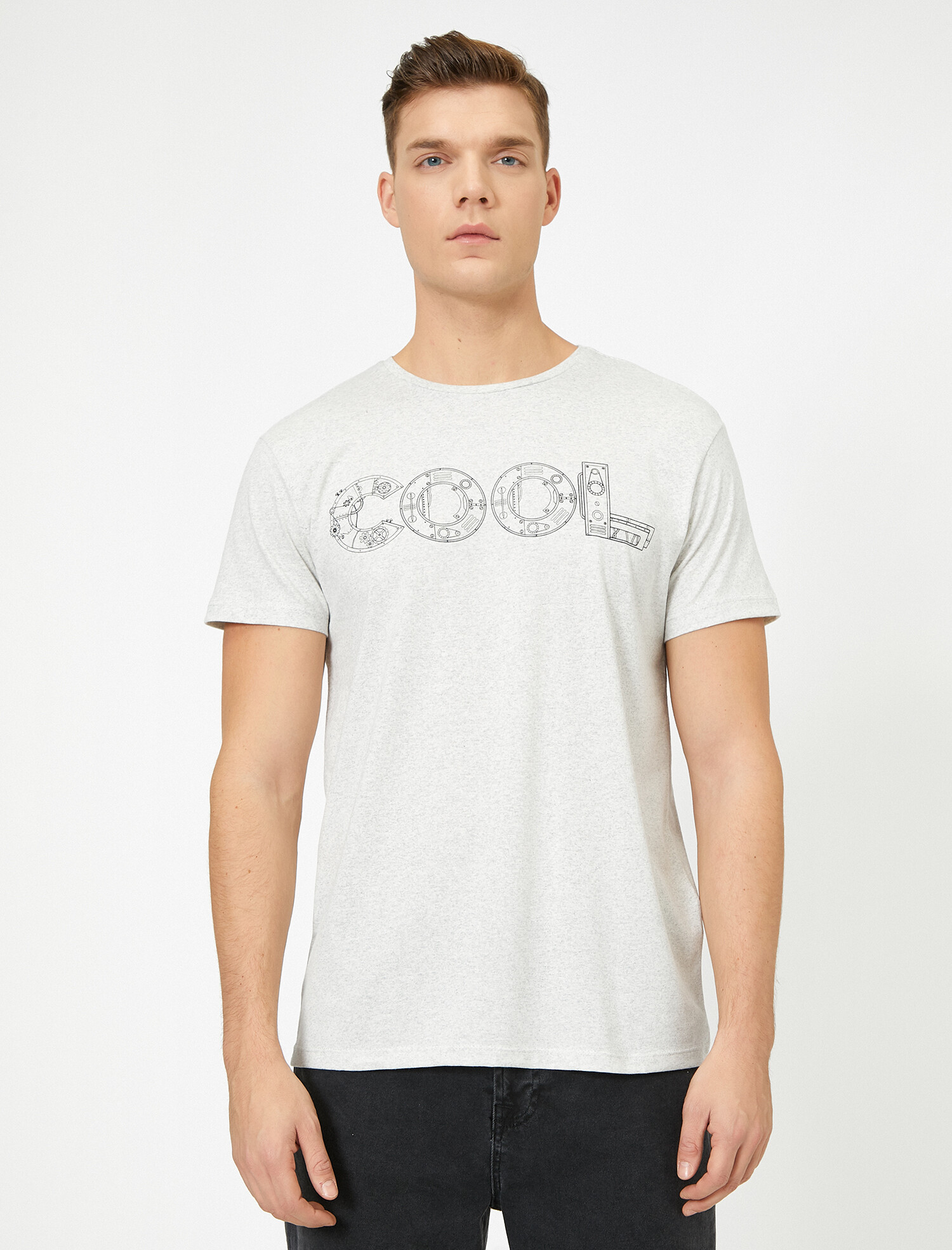 

Футболка Koton 0YAM11777LK S Grey