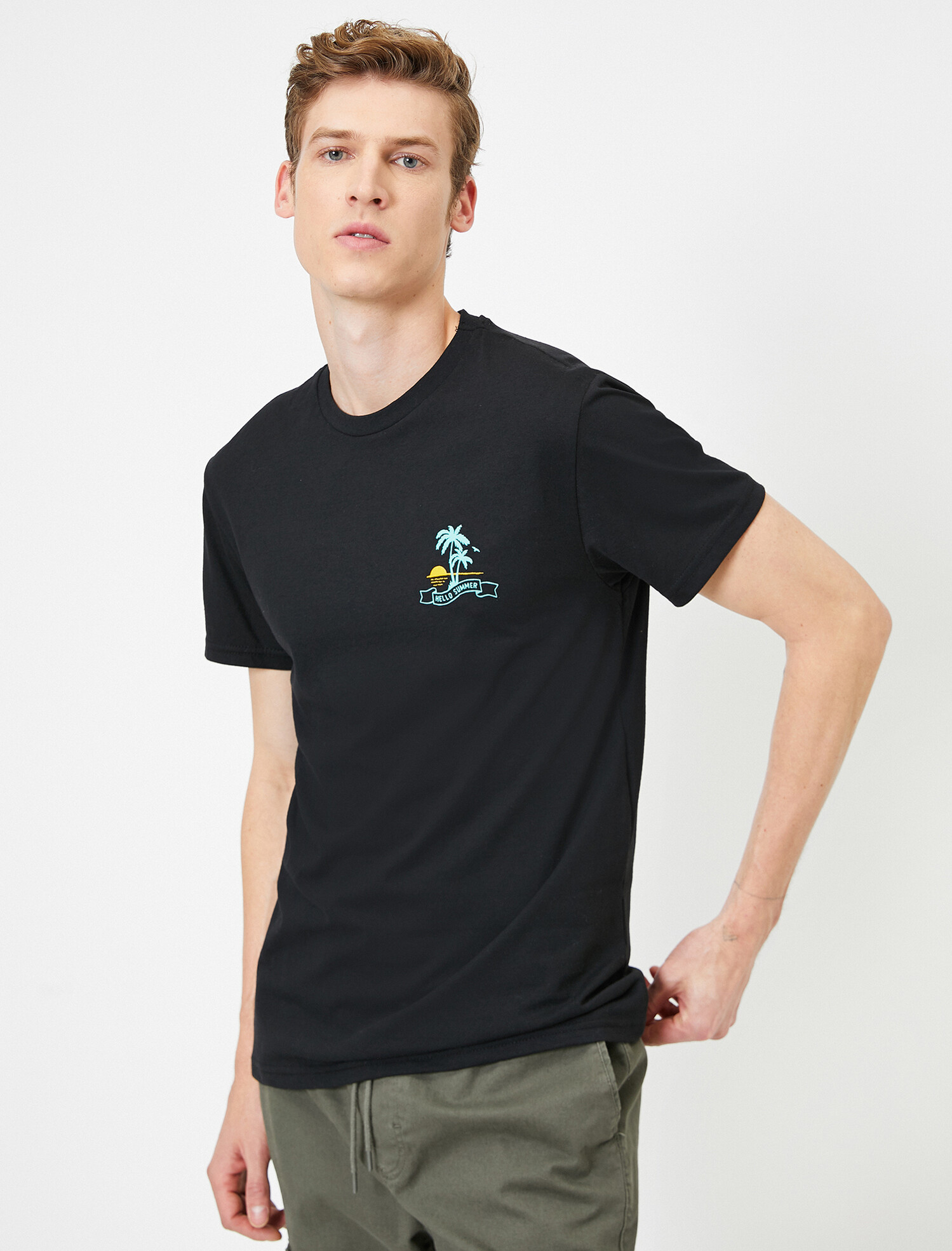 

Футболка Koton 0YAM14566OK S Black