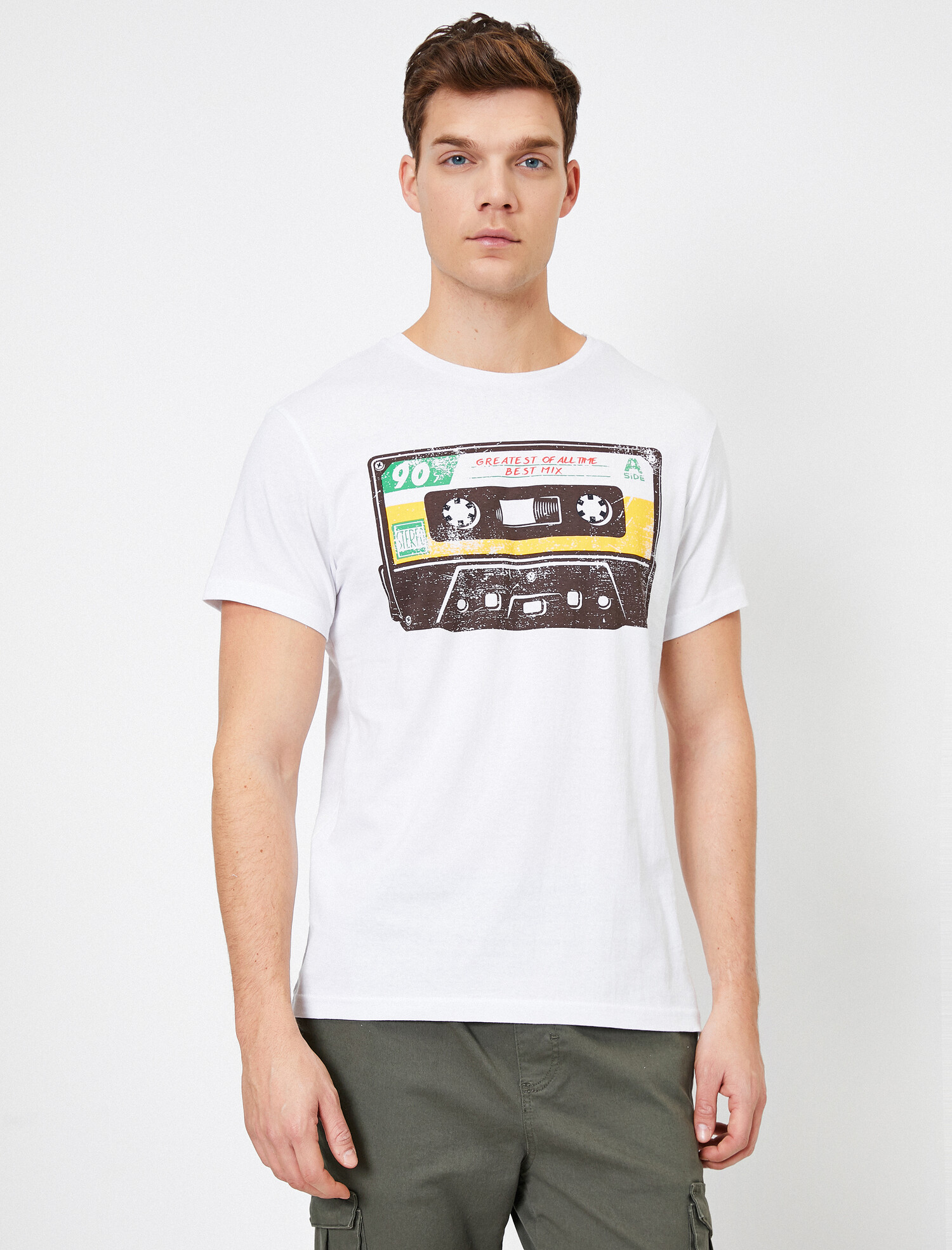 

Футболка Koton 0YAM14817OK S White