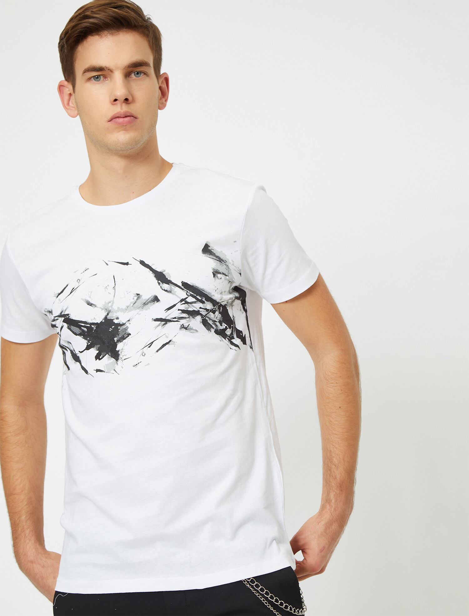 

Футболка Koton 0YAM11982LK S White