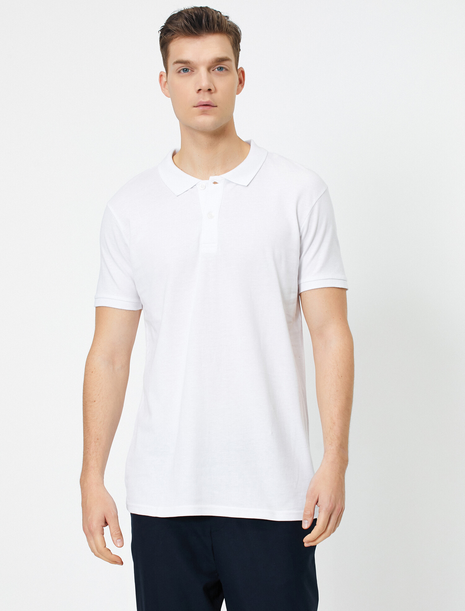 

Поло Koton 9YAM15133LK XL White
