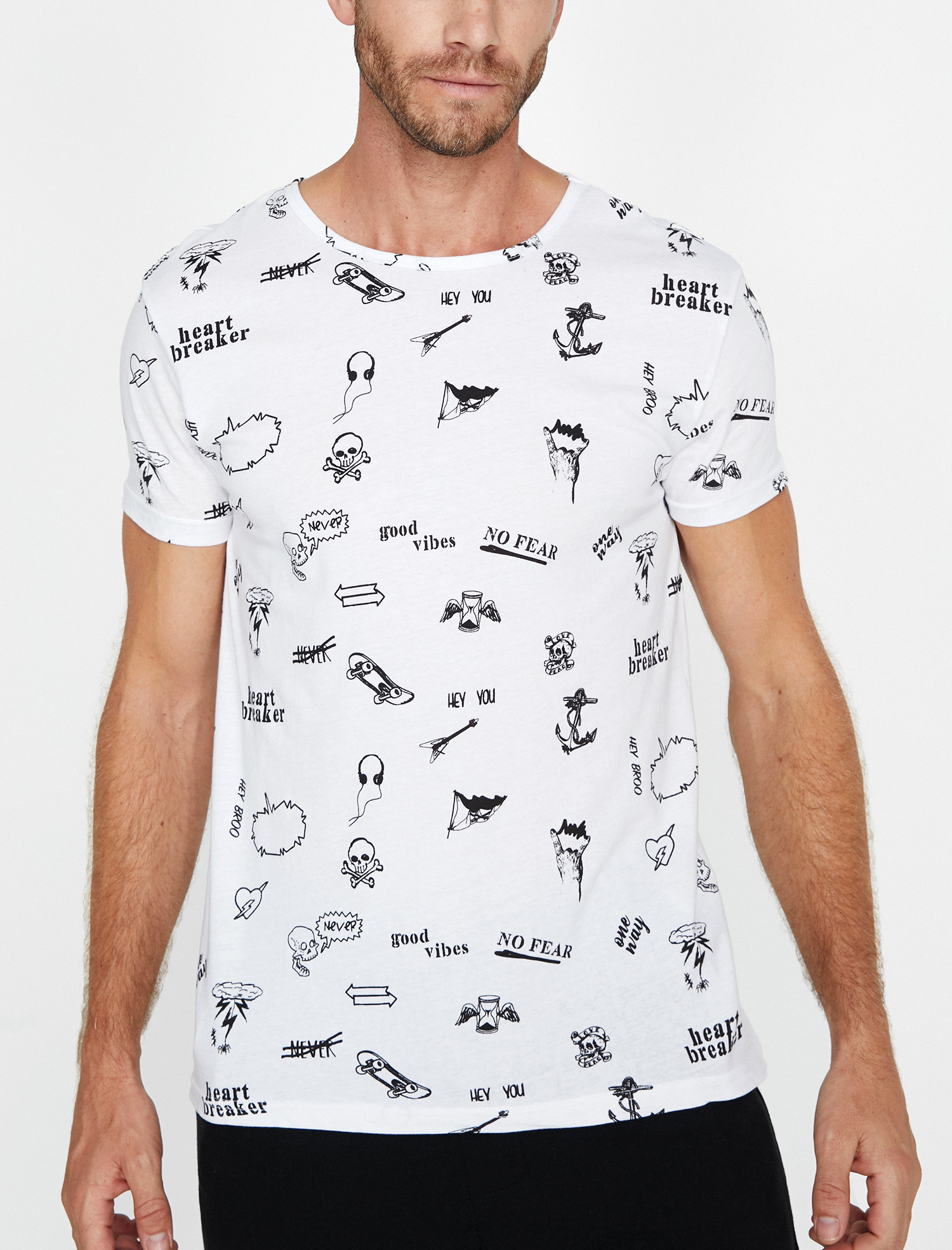 

Футболка Koton 9KAM11796KK S White