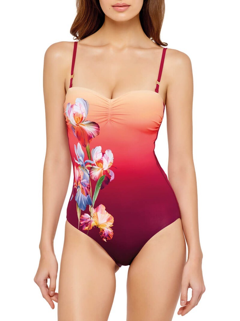 

Купальник слитный Marc & Andre бордовый  с формованной чашкой «бандо» Wild Fantasy L2019-831/OB, Купальник слитный Marc & Andre бордовый 42C с формованной чашкой «бандо» Wild Fantasy L2019-831/OB