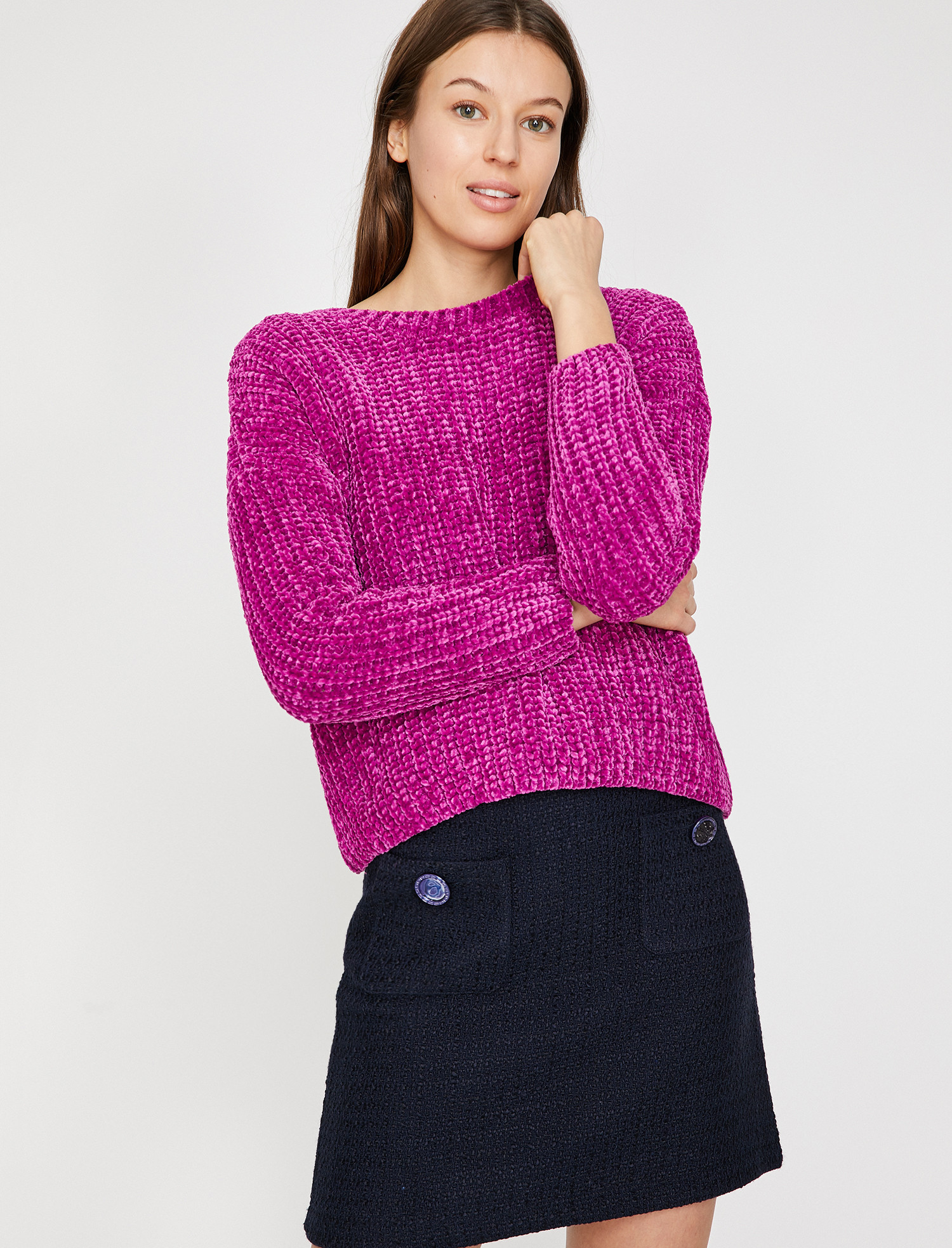 

Джемпер Koton 9KAK93366OT-300 XL Fushia