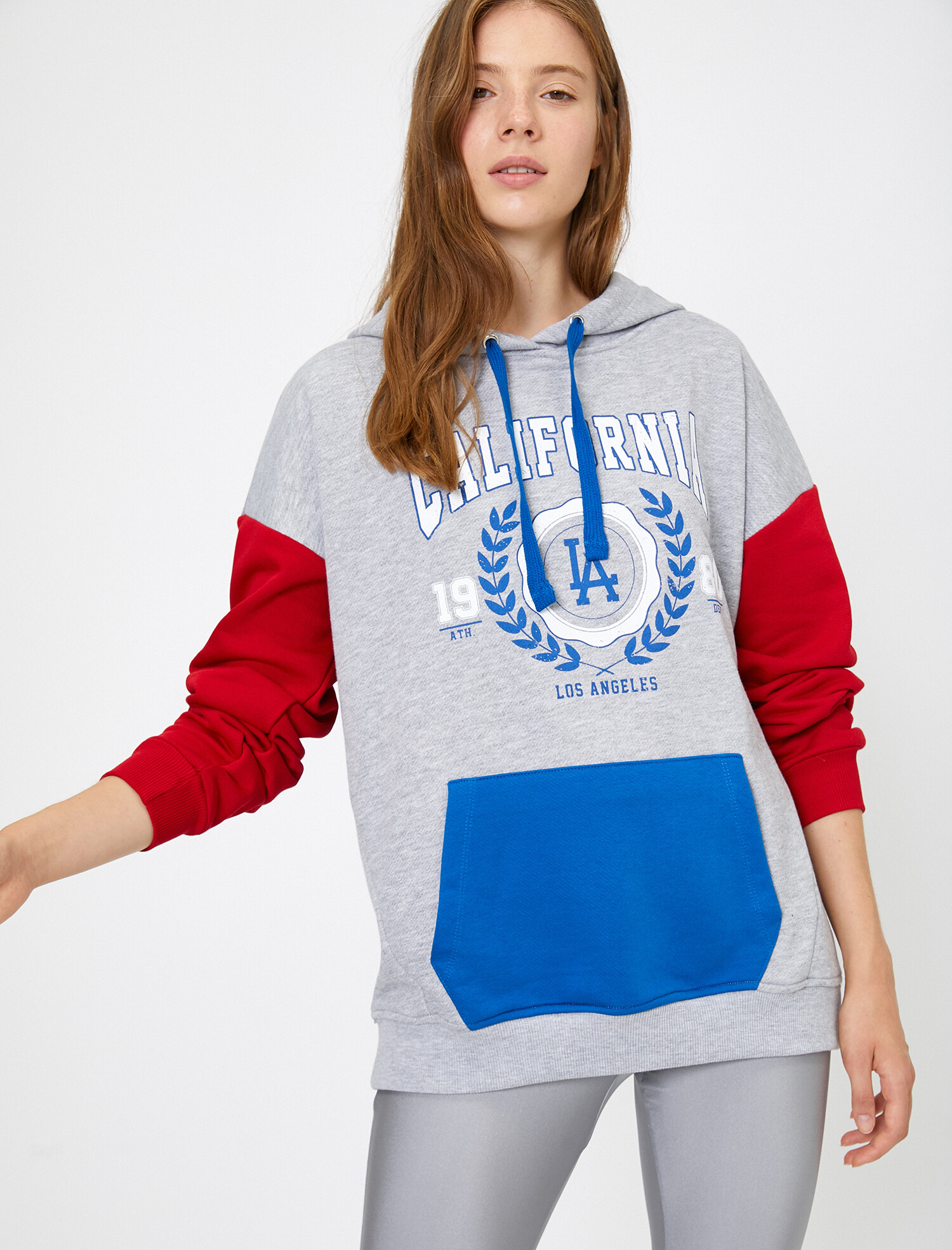 

Худи Koton 0KAL18620IK-027 S Grey